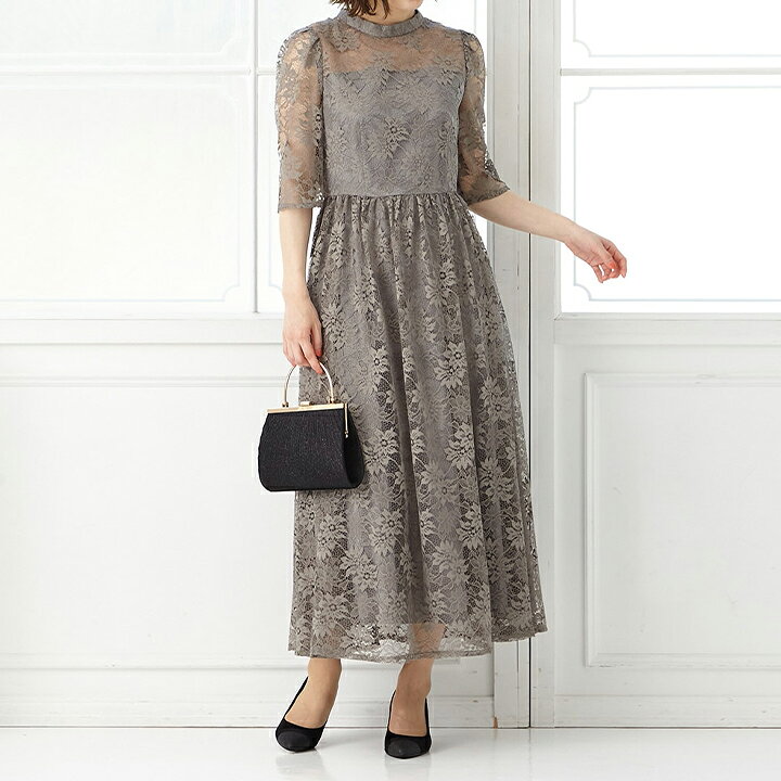 楽天市場】【SALE】【60%OFF】プチハイネック袖付き花柄レースフィット 