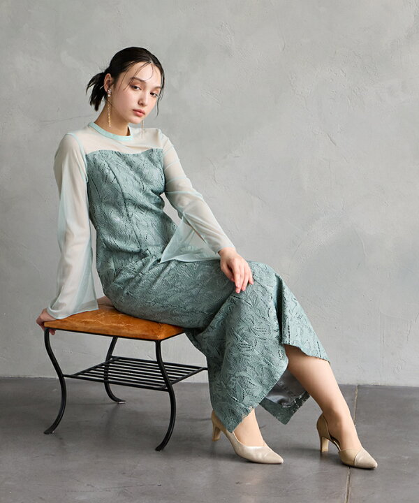 楽天市場】【WEB限定】オーナメントレースIラインドレス【結婚式 