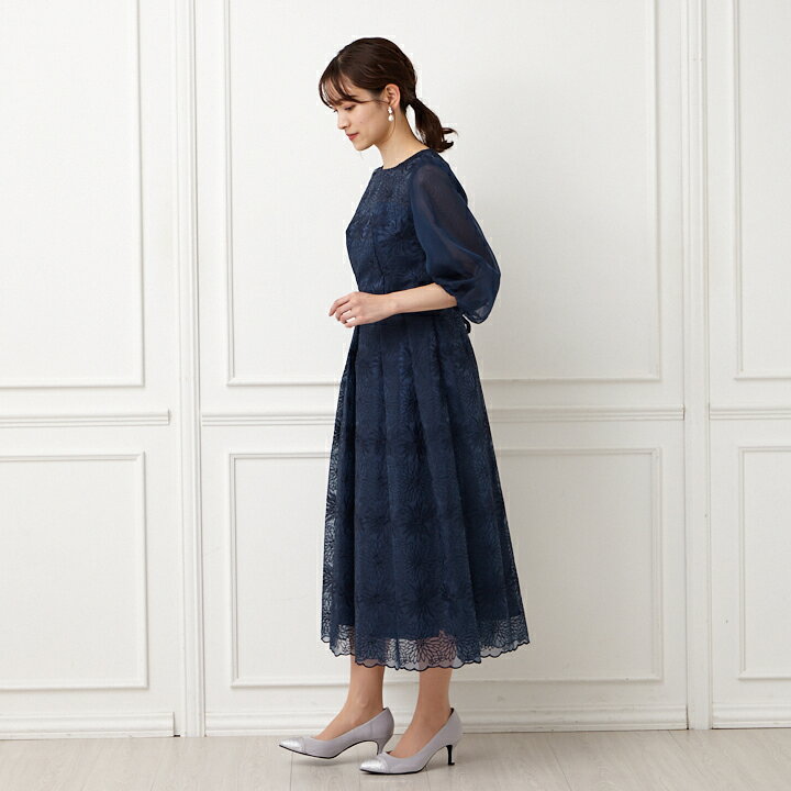 楽天市場】【10%OFFクーポン☆11/2 09:59まで】オーガンジー花柄刺繍 