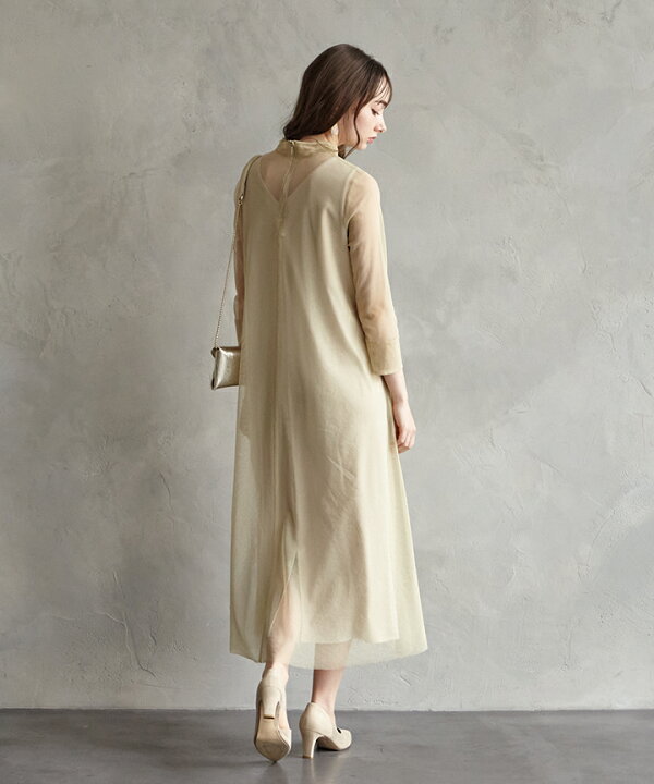 楽天市場】【76%OFF】【SALE】ラメチュールAラインドレス【エメ 