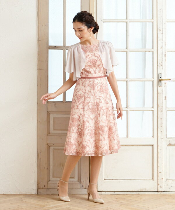 楽天市場 クーポン使用で円 ポイント10倍 9 11 12 59まで Aimer フロッキーラッセルドレス エメ パーティードレス フォーマル ドレスワンピース パーティ レディースファッション Aライン レースドレス 結婚式 二次会 大人 上品 送料無料 Aimer 日本製