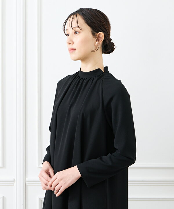 楽天市場】【喪服・礼服】ラグランスリーブテントラインブラック  