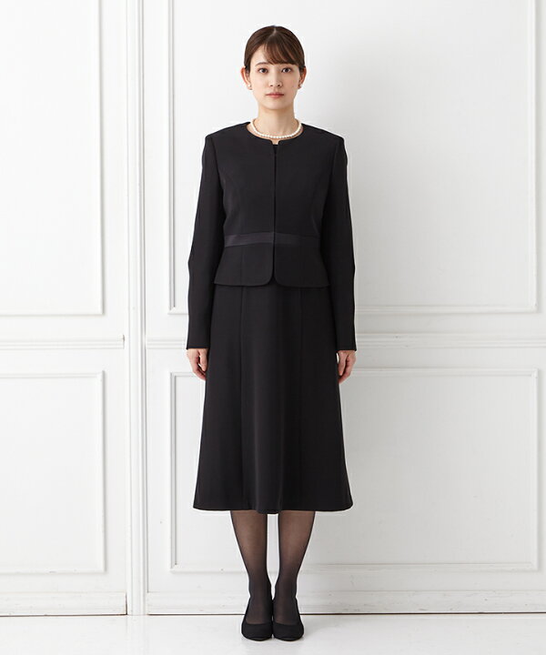 楽天市場】【サイズ交換無料対象商品】【礼服・喪服】ボレロ風前開き 