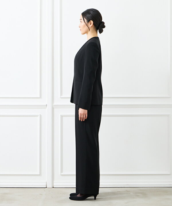 楽天市場】【喪服・礼服】3点セットパンツタイプブラックフォーマル  