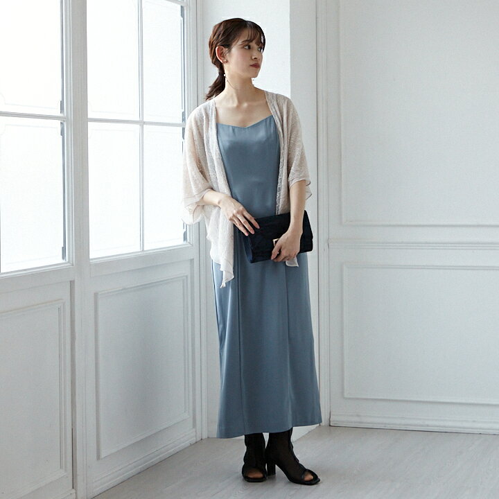 楽天市場】シフォン×レースリバーシブルショール風ボレロ【結婚式  