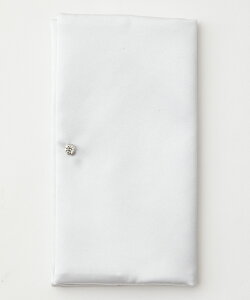 ラウンドストーン サテン袱紗 【結婚式 披露宴 大人 おしゃれ レディース フォーマル パーティー 袱紗 ご祝儀袋入れ ギフト エメ】