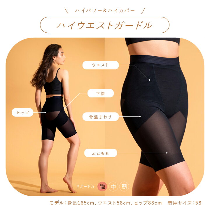 楽天市場】ガードル ハイウエスト 骨盤ガードル 補正下着 引き締め 