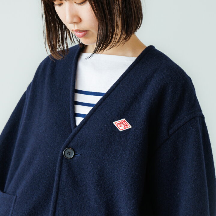 楽天市場】【SALE 30％OFF】ダントン DANTON ウールパイル Vネック 
