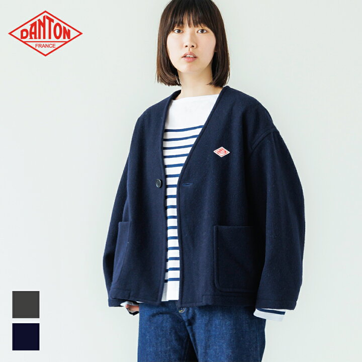 楽天市場】【SALE 30％OFF】ダントン DANTON ウールパイル Vネック 