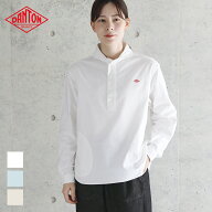 【2026秋冬】ダントン DANTON 長袖丸襟ポケット付 プルオーバーシャツ #DT-B0281 SOX レディース 綿 無地…