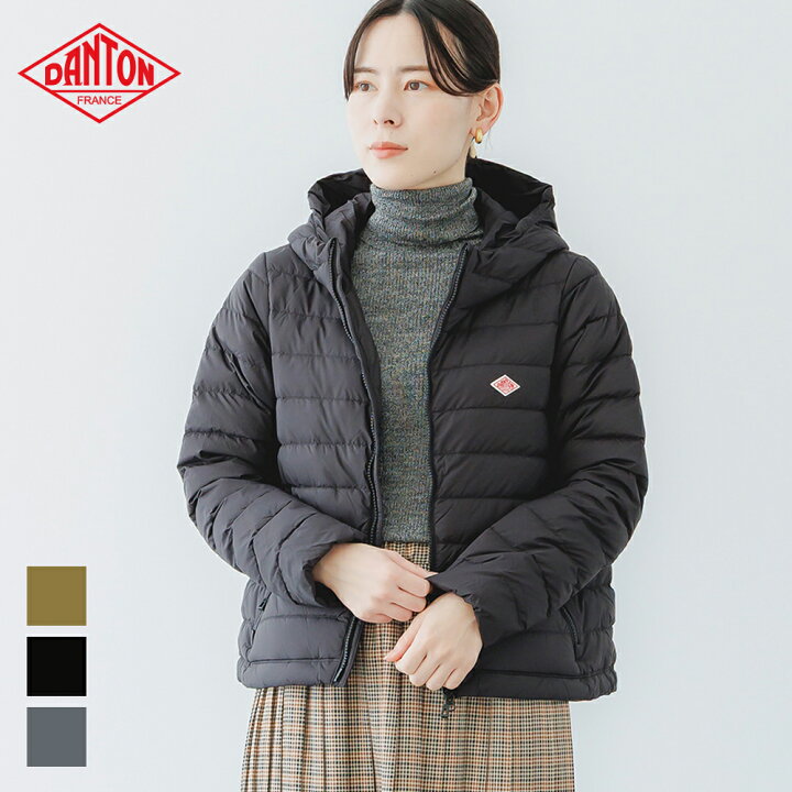 楽天市場】【2025秋冬】ダントン DANTON ミドルダウン フード付き 