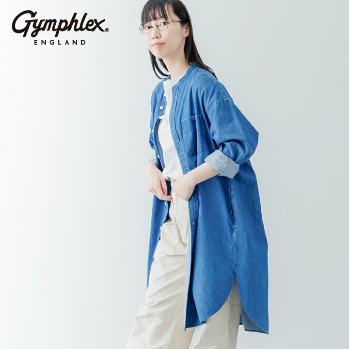 楽天市場】【SALE 40％OFF】Gymphlex ジムフレックス シャツワンピース 