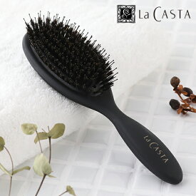 【1/25限定！抽選で最大100%ポイントバック】【おまけ付き】ラカスタ（LaCASTA） ヘッドスパブラシ DX | ヘアブラシ ブラシ スカルプケア 頭皮 頭皮ケア 豚毛 猪毛 ナイロン毛 ブラッシング セルフケア 大判 パドルブラシ 櫛 くし