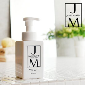 【最大3,000円OFFクーポン】ジェームズマーティン 薬用泡ハンドソープ 400ml [james martin 薬用ハンドソープ]【医薬部外品】 | ハンドソープ 泡 本体 泡タイプ ハンド ソープ おしゃれ ボトル かわいい 手洗いせっけん 泡ソープ