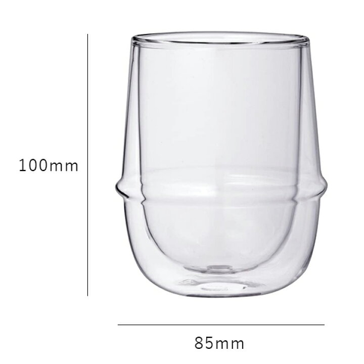 KINTO(キントー) KRONOS ダブルウォール コーヒーカップ 250ml グラス 保温 保冷 クリアグラス 透明 クリア 二重構造 コーヒー 紅茶 耐熱 耐熱ガラス 食洗機 電子レンジ おしゃれ ギフト 祝い お酒 二層 カップ サンテラボ あす楽 KINTO キントー KRONOS クロノス ダブルウォール コーヒーカップ 250ml 23107 ダブルウォールグラス カップ グラス 保温 保冷 食洗機対応 おしゃれ シンプル