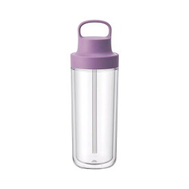 キントー (KINTO) TO GO BOTTLE トゥーゴーボトル 480ml 二重構造 ストロータイプ 水筒 ボトル タンブラー おしゃれ シンプル KINTO ハンドル 持ち手保冷 アウトドア 珈琲 コーヒー お茶 ジュース 運動 マイボトル