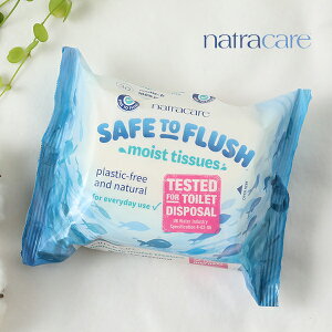 【最大12%OFFクーポン!】ナトラケア (natracare) ナチュラル ウェットシート (水に流せる) 30枚入り | リフレッシュ からだ 体 身体 ふき おしりふき ボディシート プラスチックフリー シート 拭