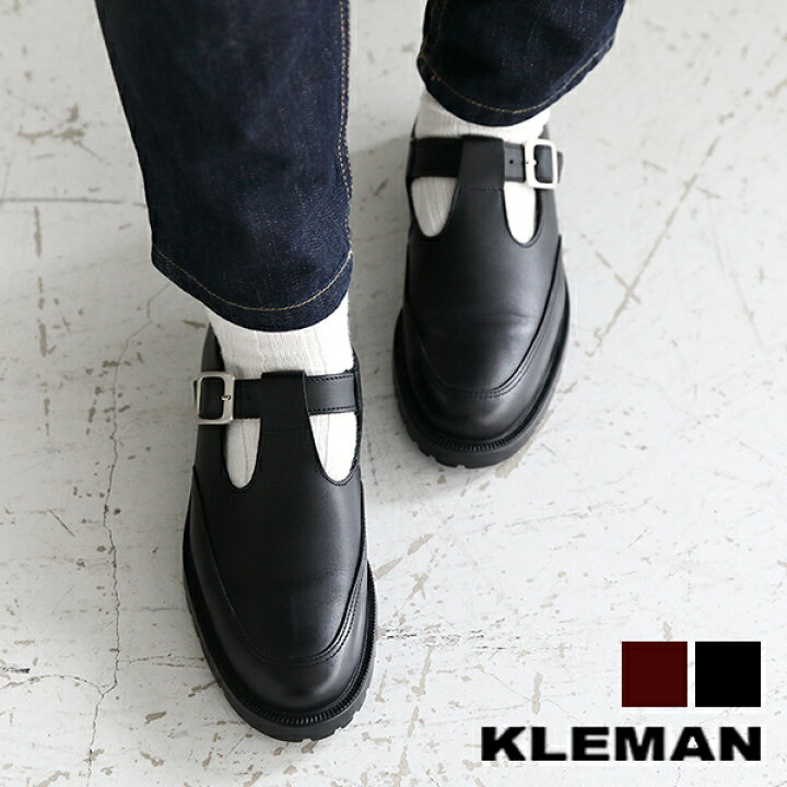 楽天市場】【25%OFFクーポン！】クレマン KLEMAN T字ストラップレザー 