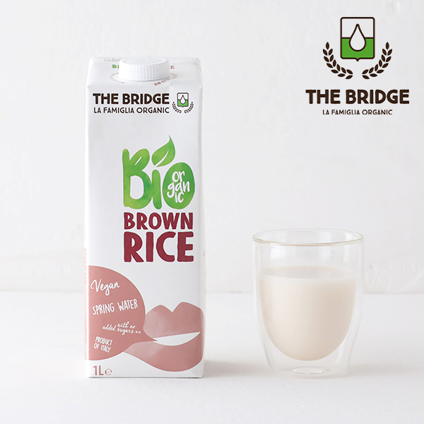 ブリッジ（THE BRIDGE） ブラウンライスドリンク 1L 植物性ミルク 玄米 ブラウンライスミルク 低カロリー 低脂肪 有機玄米 砂糖不使用 乳製品不使用 有機JAS グルテンフリー オーガニック ヘルシー 1000ml