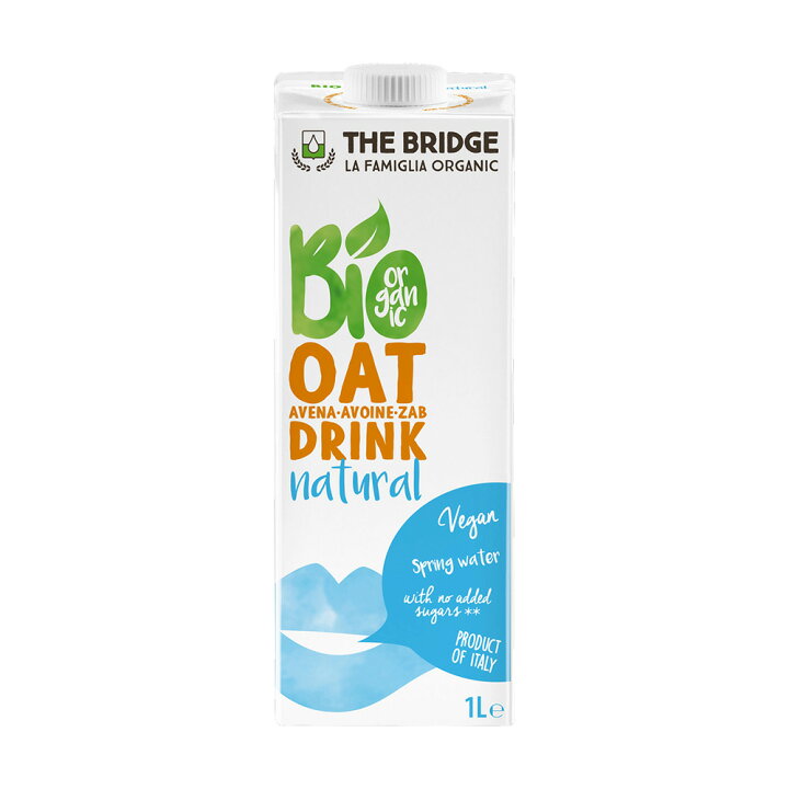 【最大15%OFFクーポン】ブリッジ（THE BRIDGE） オーツドリンク 1L 植物性ミルク オーツミルク オーツ 低カロリー  低脂肪 乳製品不使用 コレストロールフリー 有機JAS オーガニック ヘルシー 1000ml サンテラボ
