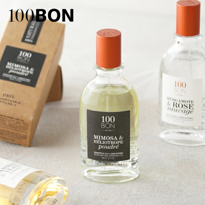 楽天市場 100bon ソンボン コンソントレ 50ml ミモザ ヘリオトロープ スプレー 香水 天然香料 ナチュラル アロマ フレグランス ギフト 植物性 フローラル サンダルウッド ローズ ジャスミン バニラ パヒューム サンテラボ
