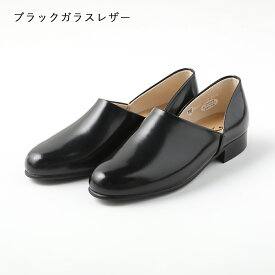 【8/15限定！最大100%pt還元】 HARUTA ハルタ スポックシューズ spock ドクターシューズ レザー マニッシュ 本革 レディース 日本製 スリッポン ブラック 革靴 靴 オケージョン