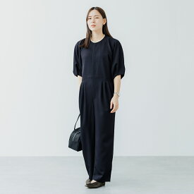 TICCA（ティッカ）バルーンスリーブコンビネゾン TBES-122 0251407122 春 ドレス パンツ オケージョン 結婚式 入園式 入学式 日本製 大人 レディース 2025SS 【☆】