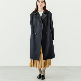 【8/18限定！最大100%pt還元】 【2026秋冬】TICCA（ティッカ）テントトレンチコート TBFS-161 アウター テントコート ダブル ロング 日本製 大人 ビッグシルエット 2026AW【ラッピング不可】【予約販売：9/4(金)発送】
