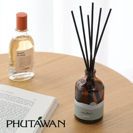 【最大15%OFFクーポン】PHUTAWAN（プタワン）リードディフューザー 100ml（バタフライピー フランジュパニ ナイトブルーミングジャスミン サクラ モーク）お部屋 アロマ 精油 リラックス 癒し 安らぎ インテリア 香り タイ