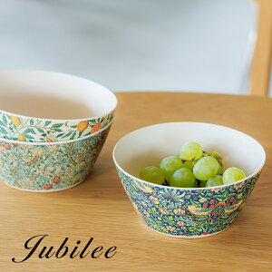 【11/1限定!抽選で最大100%ポイントバック】Jubilee (ジュビリー) ウィリアムモリス柄 バンブー サラダボウル 3点セット 竹ファイバー 食器 お皿 プレゼント ギフト お祝い ギフトボックス 食洗