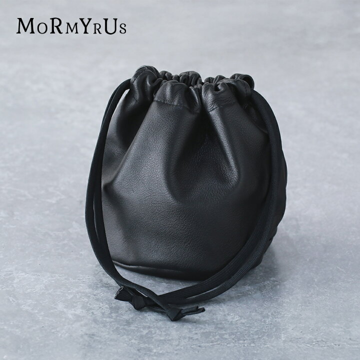 楽天市場】MORMYRUS（モルミルス）レザー巾着バッグ Leather kinchaku 