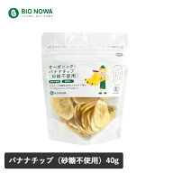 【4/20限定！抽選で最大100%ポイントバック】BIO NOWA（ビオノワ）オーガニック・バナナチップ（砂糖不使…