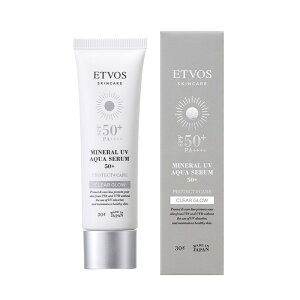 ETVOS�i�G�g���H�X�j�~�l����UV�A�N�A�Z���� SPF50+ PA+++ 30g �X�L���P�A ���C�N�A�b�v ���Ă��~�� �~�l����UV �m���P�~�J�� UV�P�A ���ω��n �q���� ������ �ێ� ���ێ� �N���[�� �q�g�^�Z���~�h 