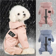 【雨の日も快適お散歩♪】犬 レインコート 小型犬 中型犬 大型犬 対応 カッパ フード付き 犬服 防水 防風…