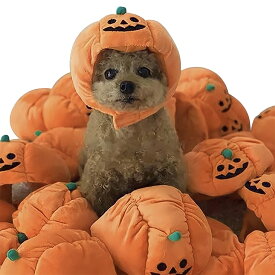 超可愛い! 犬 ハロウィン かぼちゃ帽子 インスタ パンプキン 簡単 仮装 犬 服 ドッグウェア ペット 秋冬 犬 服 ペット コスプレ ハロウィン衣装 犬服 ドッグウェア 変身 コスプレ ハロウィン 仮装 コスチューム 【a103】【送料無料】