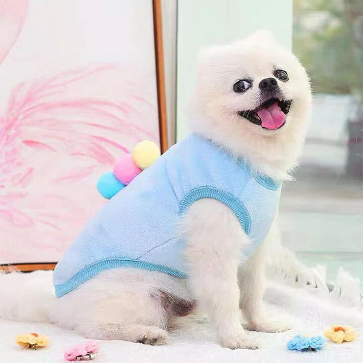 楽天市場 秋冬新作 犬 服 小型犬服 アイスクリーム ホワホワ ふわふわドッグウェア ペットウェア トップス お出かけ お散歩 暖かい プルオーバー もこもこ 超可愛いペット服 犬服 猫服 犬用 ペット用品 A117 送料無料 エメリール