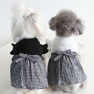 【期間限定】かわいい 犬服 小型犬 エメリール秋冬犬 猫 服 モノトーン おしゃれ ギンガムチェック 小型…