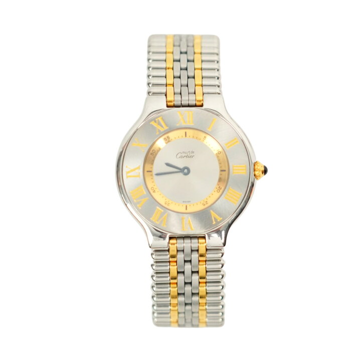 楽天市場】【中古・VINTAGE】 CARTIER カルティエ マスト21 腕時計 