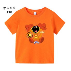 【新作！Smiling Critters T-shirt！】poppyplayTime スマイリングクリッターズ 猫 大人 子供 夏 春 半袖 トップス キッズ 子供服 家族服ー 誕生日用品 子供へのギフト 感謝祭の日 ハロウィンクリ スマスギフト 6色 110-160cm N2