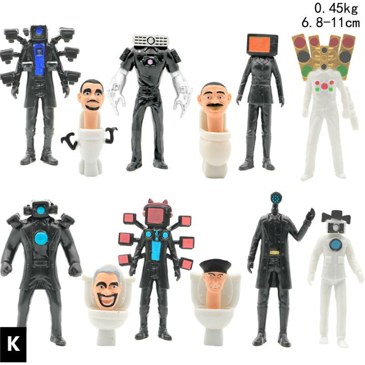 楽天市場】【Skibidi toilet figure!最も完全なキャラクター！】スキビ 
