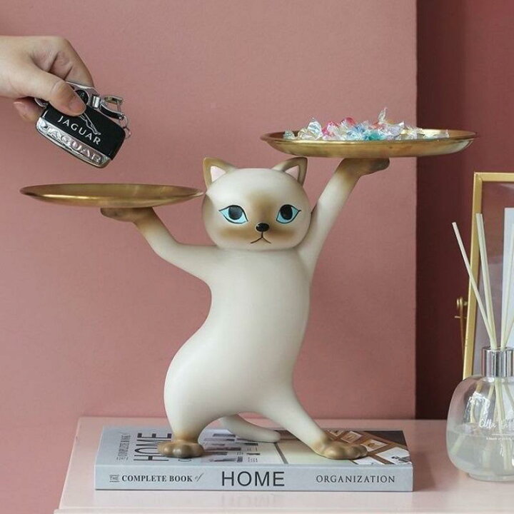 楽天市場】テーブル 置物 猫 サイドテーブル 高さ23cm ミニテーブル 