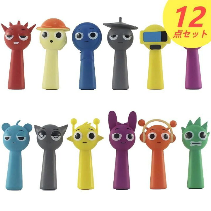 楽天市場】Sprunki incredibox スプランキー フィギュア モデル 装飾品 
