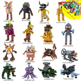 【先着50名様300円クーポン】tung tung tung sahur 16/17/18点セットトゥントゥントゥンサフール レゴ 互換 ブロック 子供クリスマス プレゼント フィギュア 組み立て 人気TikTokキャラ 2025新作 トララレロトラララ タタタタサフール イタリアンブレインロット