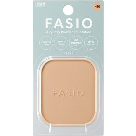 コーセー FASIO ファシオ エアリーステイ パウダーファンデーション 410 オークル 10g