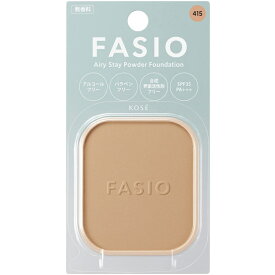 コーセー FASIO ファシオ エアリーステイ パウダーファンデーション 415 ヘルシーオークル 10g