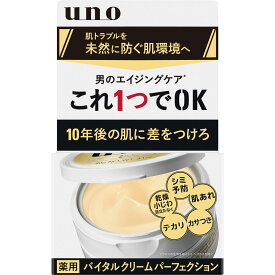 【セール特価】UNO ウーノ バイタルクリームパーフェクション a 90g 男のエイジングケア 医薬部外品 オールインワン クリーム