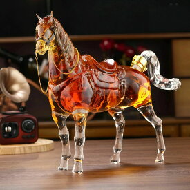 【送料無料】 干支ボトル 2026 ウイスキーボトル 馬 ガラス 馬 置物 午歳 ウイスキー 焼酎 日本酒 梅酒 果実酒 縁起物 おしゃれ 誕生日プレゼント 退職祝い 父の日 母の日 バレンタイン 新築祝い 出産祝い 昇進祝い 卒業祝い 贈り物 1000ml