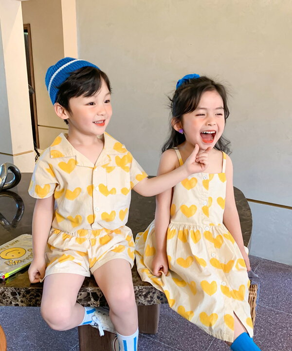 楽天市場】【クーポンで30%OFF!!】セットアップ キッズ 半袖 シャツ 