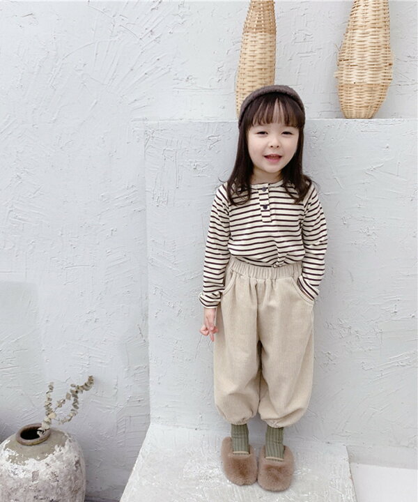 楽天市場】裾絞り コーデュロイパンツ キッズ パンツ コーデュロイ 