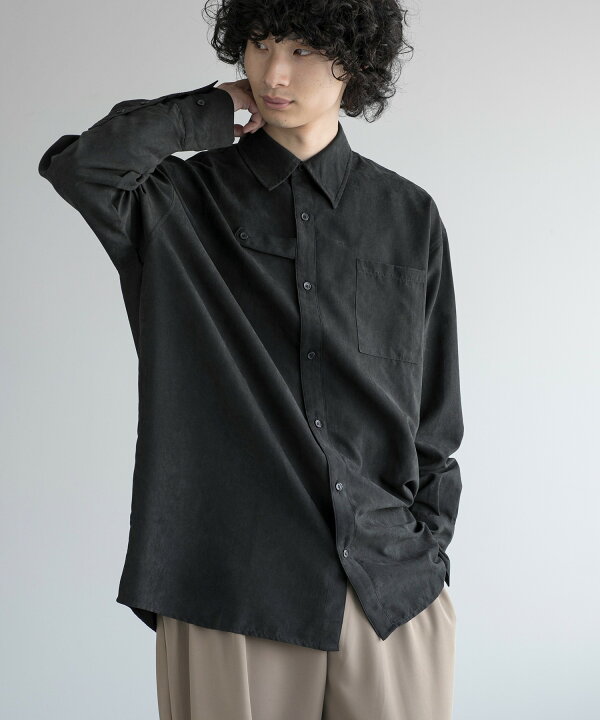 楽天市場】20%OFF 【EFAKE SUEDE BELT SHIRT】シャツ メンズ 長袖 
